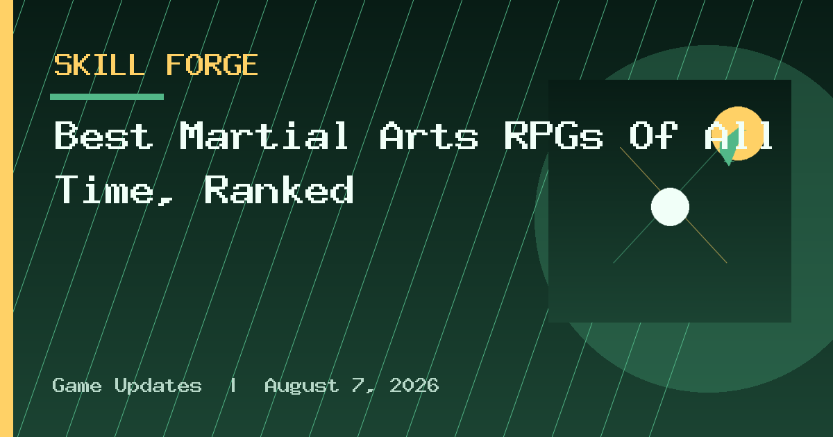Best Martial Arts RPGs Of All Time, Ranked