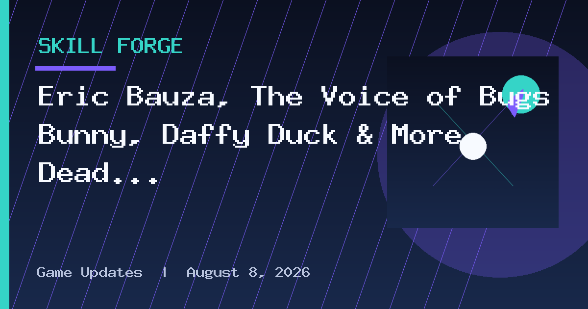 Eric Bauza, The Voice of Bugs Bunny, Daffy Duck & More, Dead at 46