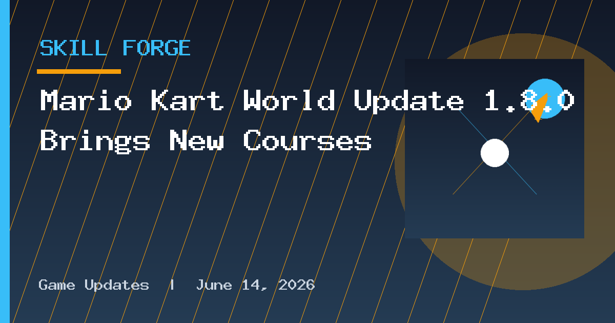 Mario Kart World Update 1.8.0 Brings New Courses