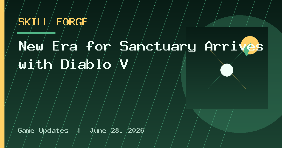 New Era for Sanctuary Arrives with Diablo V