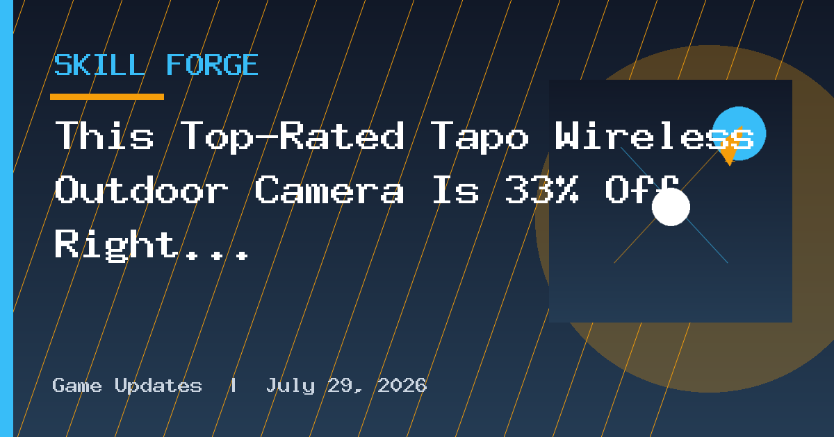 This Top-Rated Tapo Wireless Outdoor Camera Is 33% Off Right Now