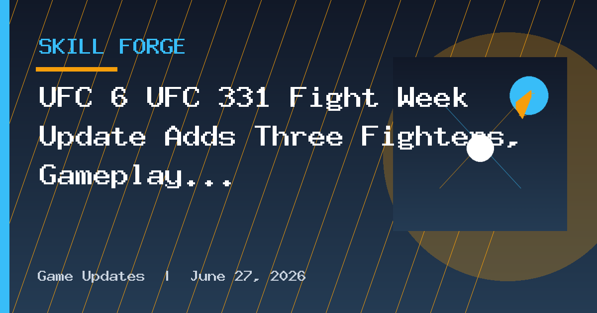 UFC 6 UFC 331 Fight Week Update Adds Three Fighters, Gameplay Tuning and More