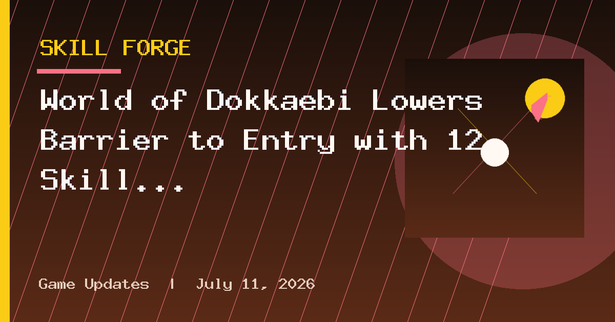 World of Dokkaebi Lowers Barrier to Entry with 12 Skill Styles