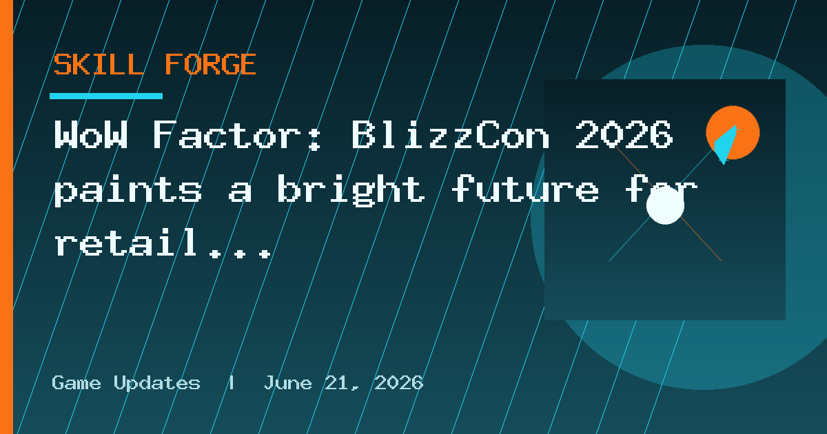 WoW Factor: BlizzCon 2026 paints a bright future for retail World of Warcraft